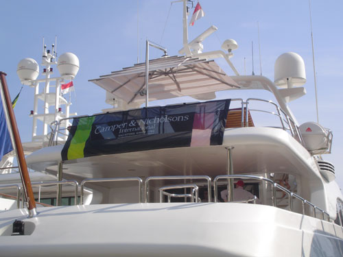 yacht sunshade