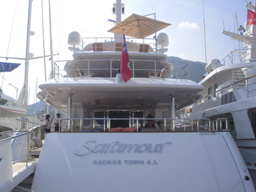 yacht sunshade