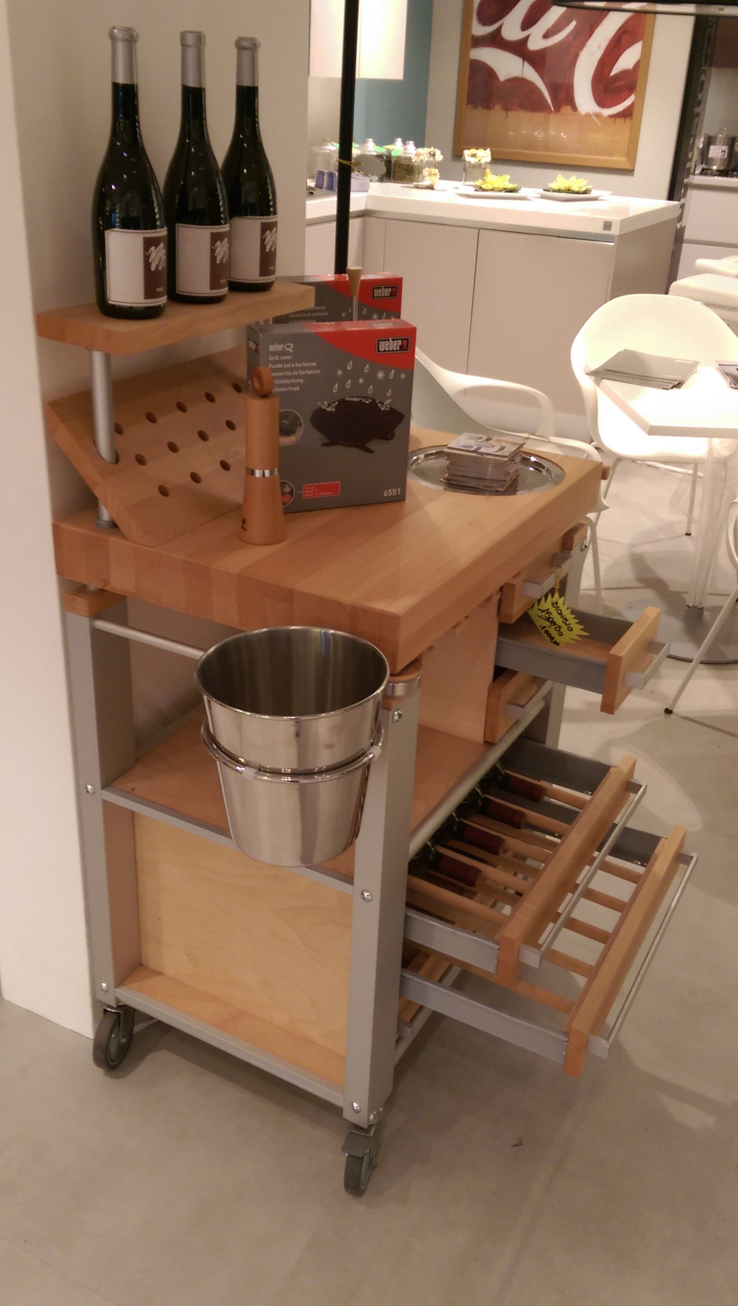 Dionisio naturale foppapedretti Carrello cucina