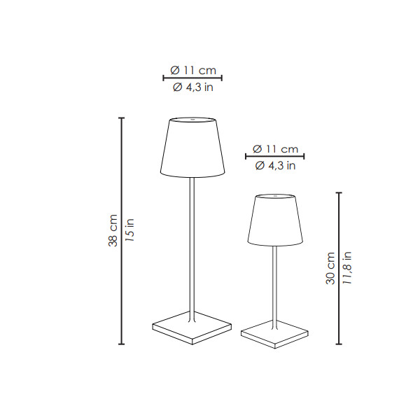 Lampada da tavolo Poldina